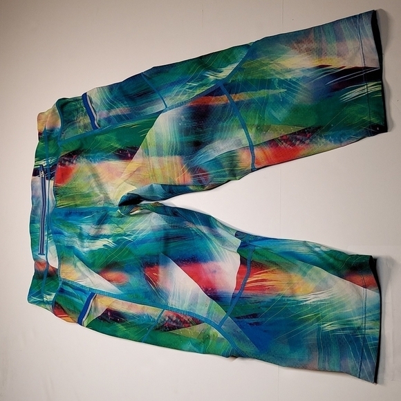 Athleta Tropea Dobby Be Free Knicker Leggings Size Small - Picture 8 of 10